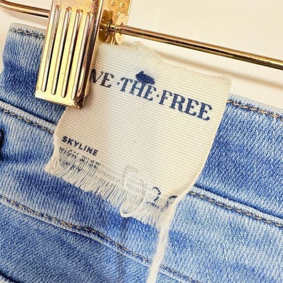 We‎ The Free Women's High Rise Skinny Jeans Size 28 - Picture 4 of 12
